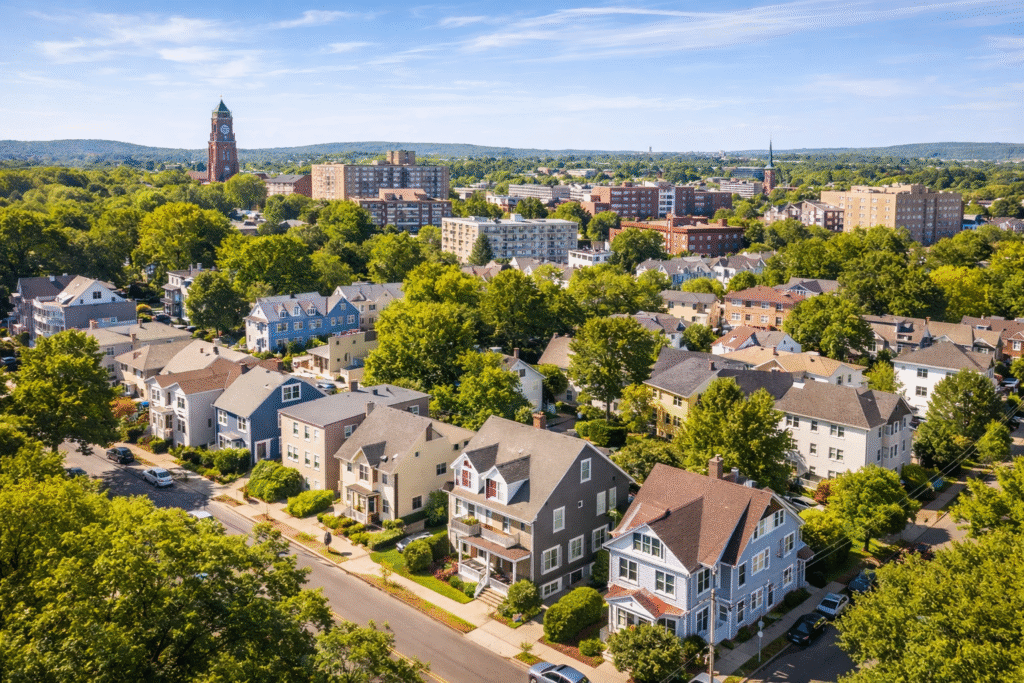 Professional cleaner from Juliana’s Pristine Cleaning standing inside a bright Waltham Massachusetts home, representing personalized residential cleaning services for local families apartments and condominiums.